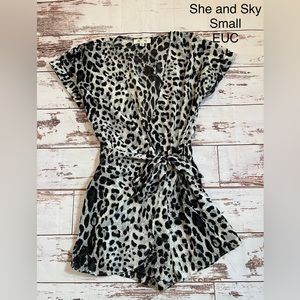 She & Sky Romper